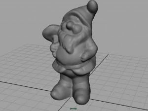gnom ogrodowy Model 3D