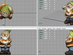 garden gnomo Modèle 3D