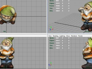 gnom ogrodowy Model 3D