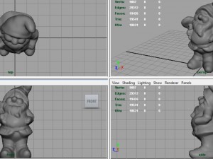 garden gnomo Modèle 3D