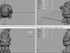 gnom ogrodowy Model 3D