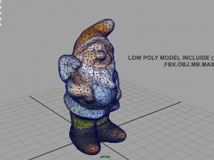 garden gnomo 2 3D Model