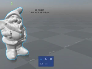 garden gnomo 2 3D Model