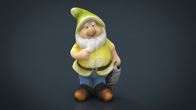 garden gnome 3 3D मॉडल .c4d .max .obj .3ds .fbx .stl .blend 