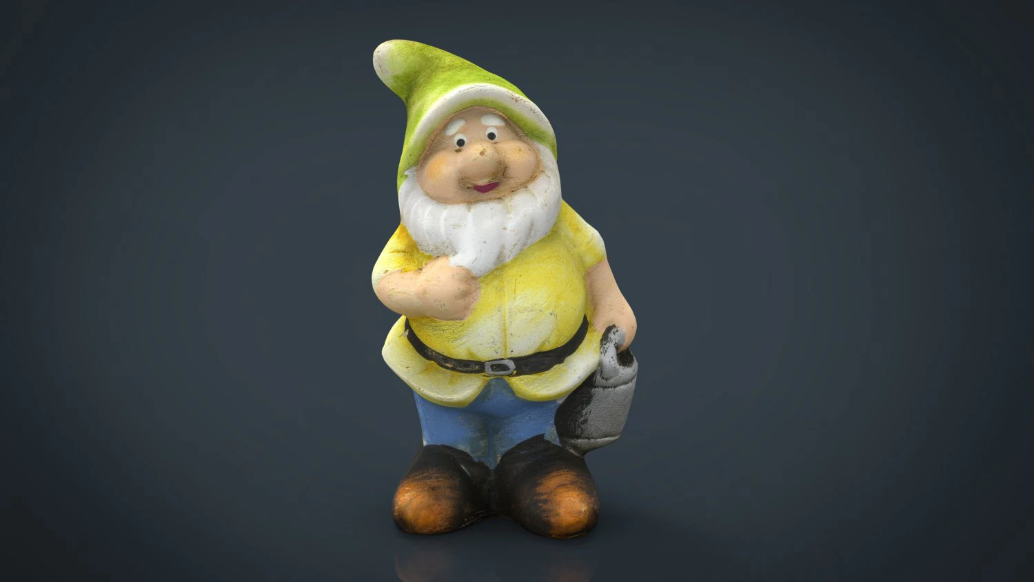 garden gnome 3 3D Model .c4d .max .obj .3ds .fbx .stl .blend 