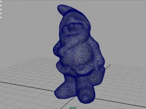 garden gnome 3 3D Model