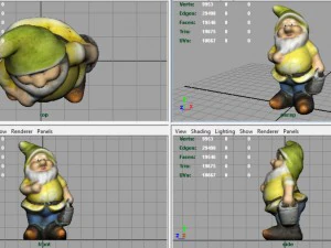 garden gnome 3 3D Model