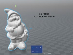 garden gnome 3 3D मॉडल