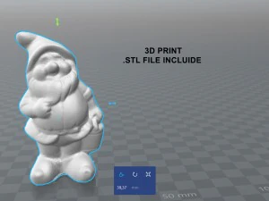garden gnome 3 3D Model