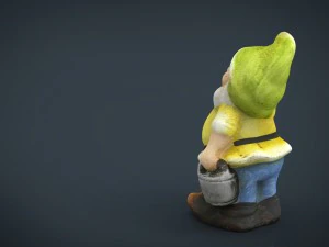 garden gnome 3 3D Model