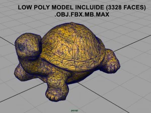 tartaruga Modello 3D