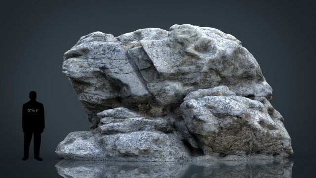 rock 29 3D Model .c4d .max .obj .3ds .fbx .stl .blend 