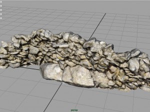 stone wall 3D Модель