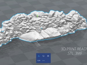 stone wall 3D Модель