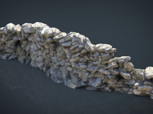 stone wall 3D Модель