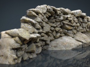 stone wall 3D Модель