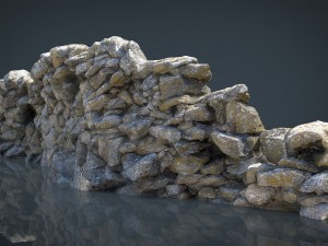 stone wall 3D Модель
