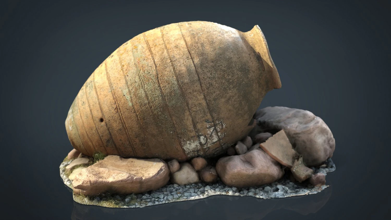 tarro espa&ntilde;ol Modelo 3D .c4d .max .obj .3ds .fbx .stl .blend 