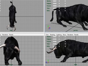 spanish bull 3D Модель