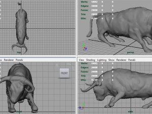 spanish bull 3D Модель