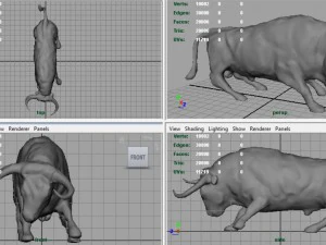spanish bull 3D Model
