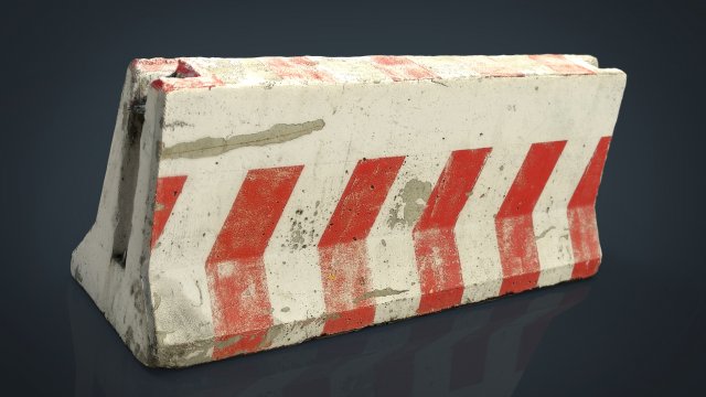 roadblock 3D-Modell .c4d .max .obj .3ds .fbx .stl .blend 