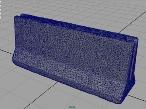 roadblock 3D-Modell