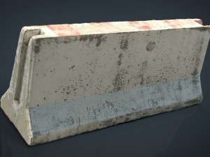 roadblock 3D-Modell