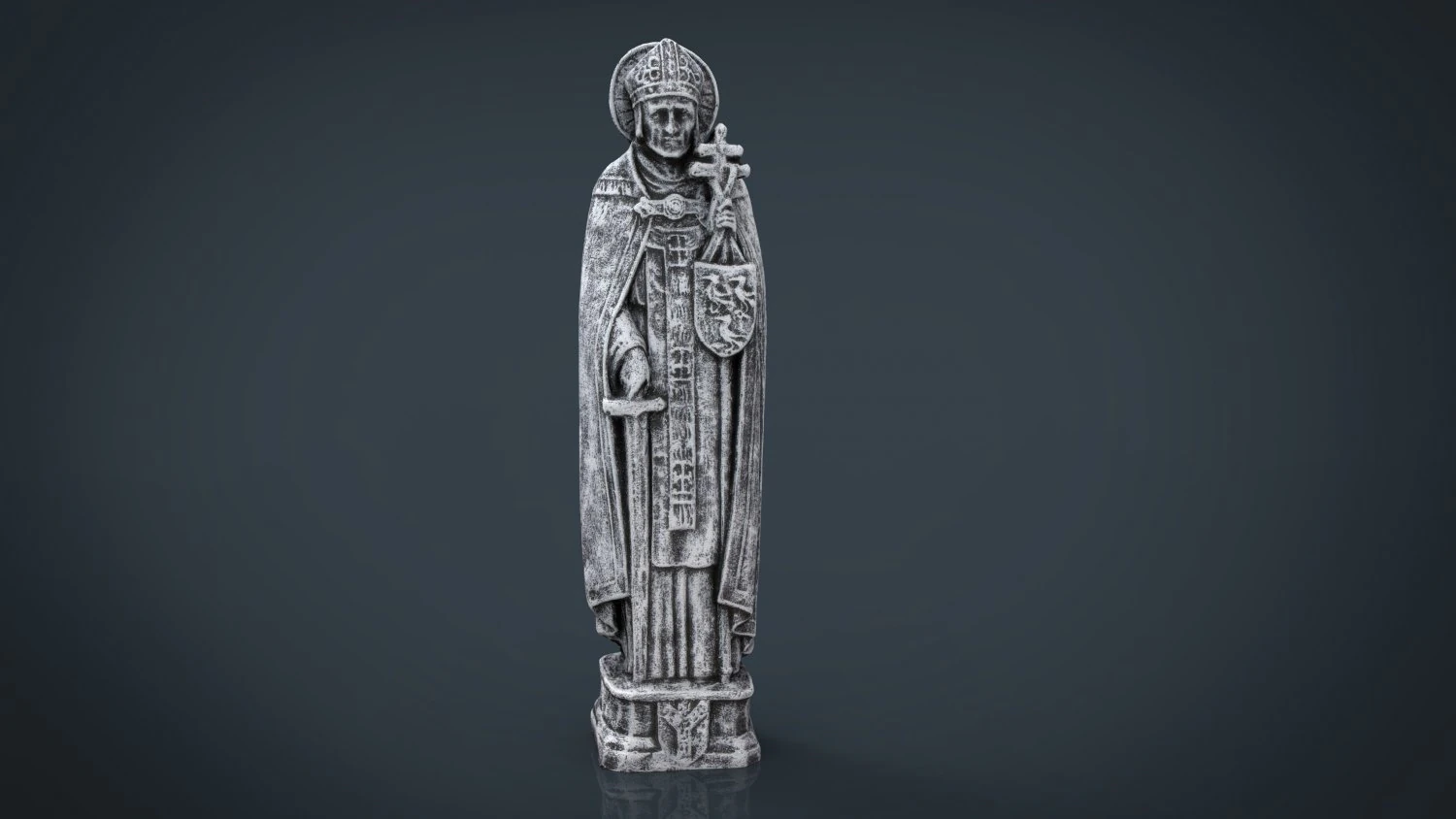 santo tom&aacute;s de aquino Modelo 3D .c4d .max .obj .3ds .fbx .stl .blend 