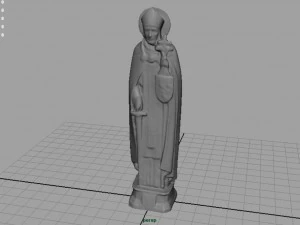 santo tom&aacute;s de aquino Modelo 3D