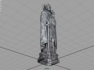 santo tom&aacute;s de aquino Modelo 3D