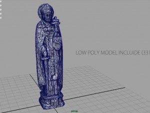 saint thomas aquinas Model 3D
