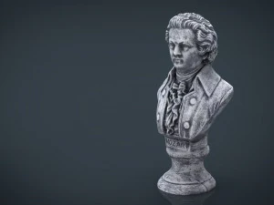mozart bust 3D Model