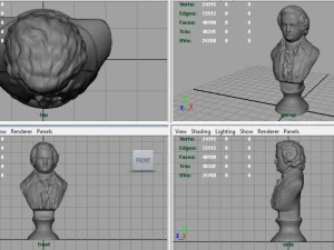 mozart bust 3D Model