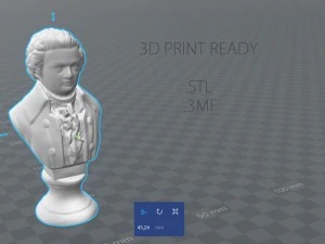 mozart bust 3D Model