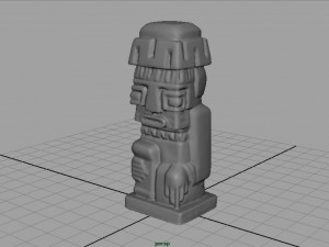 tiwanaku idol 3D मॉडल