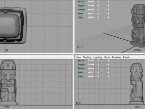 tiwanaku idol 3D मॉडल