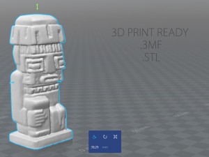 tiwanaku idol 3D मॉडल