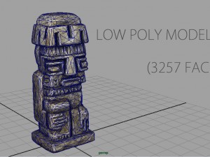 tiwanaku idol 3D मॉडल