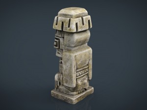 tiwanaku idol 3D मॉडल