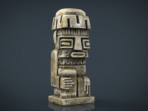 tiwanaku idol 3D मॉडल