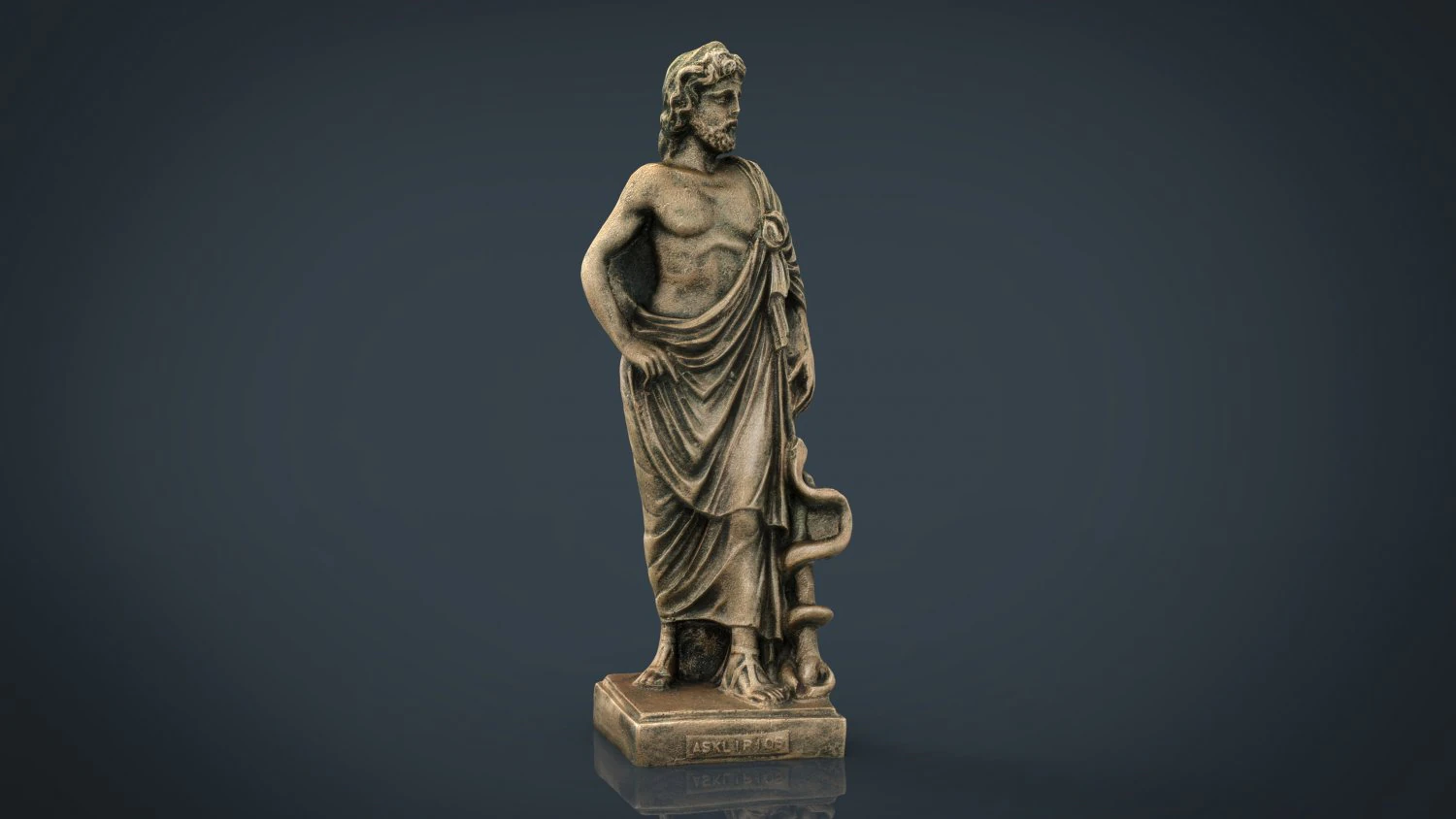 asclepius 3D Model .c4d .max .obj .3ds .fbx .stl .blend 