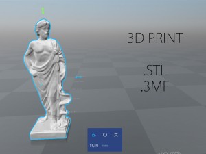 asclepius 3D मॉडल