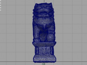 fu lions Modello 3D