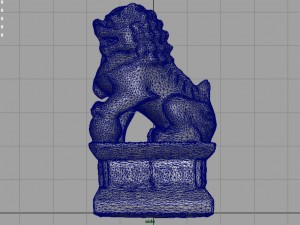 fu lions Modello 3D