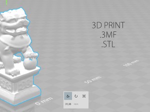 fu lions Modello 3D