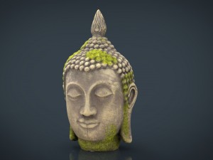 ancient buddha head 3D Модель