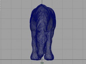 horse eating 3D-Modell