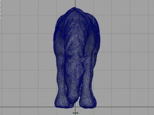 horse eating 3D Model