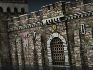 medieval fortress 3D Model